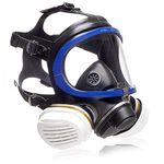 Dräger X-plore 5500 Full Face Mask, Spray Paint Respirator Mask+ 2x A2 P3 dust filters Mask for Paint Spraying, Airbrush or Agricultural Work, Pesticides Spraying + Resin - CE certified EN136 + EN143