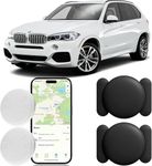 2 Pack GPS Tracker for Vehicles,No Subscription No Monthly Fee Tracker Device for Vehicles,Hidden Car Locator Tracking Device,Mini Portable GPS Tracker for Cars,Trucks,Motorcycle(iOS Only)
