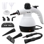 GLOIL Handheld Steam Cleaner, Steamer for Cleaning, Multipurpose Portable Steam Cleaners for Home Use with Safety Lock and 10 Accessory Kit to Remove Grime, Grease, and More, Save Time and Effort