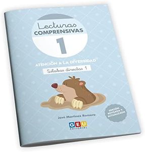 Editorial GEU. Lecturas comprensivas 1. Libro para aprender a leer con comprensión lectora. Aprendizaje de las sílabas directas. Educación infantil.