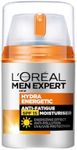 L'Oréal Paris Anti-Fatigue Facial Moisturiser for Men, With Vitamin C and SPF15, Men Expert Hydra Energetic, 50ml