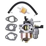 Carburetor with Gasket Set Replacement for Mini Baja MB165 MB200 Warrior Heat 163cc 5.5HP 6.5HP196cc 6.5HP CT200U KT196 OHV Engine Go Kart Carb