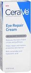 CeraVe Eye Repair Cream | 2 Pack (0.5 Ounce each) | Eye Cream for Dark Circles and Puffiness | Fragrance Free