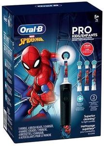 Oral-B Kids Electric Toothbrush and Refills, Marvel's Spiderman