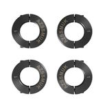 AZSSMUK 1" Bore Double Split Shaft Collar Black Oxide Set Screw Style (4 PCS)