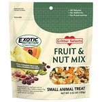 Fruit & Nut Mix (7 oz.) - Healthy & Unique Mixed Nuts & Dried Fruit Treat - Sugar Gliders, Squirrels, Marmosets, Parrots, Birds, Rats, Rabbits, Guinea Pigs, Hamsters, Chinchillas & Other Small Pets…