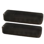 MUQING Daily Disposable Contact Lens Boxes Storage Cases, 2 PCS Eye Contacts Lens Organizer Bin, High Capacity Storage for All Contact Lenses Cases and Other Daily Items (Black)