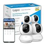 Tapo Indoor Wifi Camera, 2K High Resolution Baby Camera, Security CCTV, Wireless 360° Pet Monitor, Smart Motion Detection & Tracking, Night Vision, Work with Alexa & Google Home, 2 Pack(Tapo C210P2)