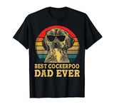 Best Cockerpoo Dad Ever Dog Lovers Retro Vintage T-Shirt