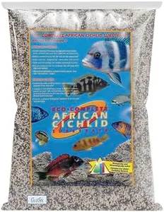CaribSea Eco-Complete African Cichlid Substrate – 20 lb – Live Sand for Aquariums – Supports High pH, Buffers Water for Life – Ideal for African Cichlids