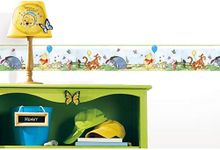 RoomMates RMK4410BD Disney Winnie The Pooh Toddler Peel and Stick Wallpaper Border, Blank, 6 Sq Ft