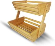 WorldFront Naturals 2-Tier Wooden F