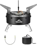 Naturehike Camping Gas Stove for IGT Table, Portable Isobutane Stove with Storage Bag & Foldable Brackets, 3 Burners Camp Stove for Outdoor Car Camping Cooking Tailgating