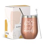 ElegantPark Teacher Gifts for Women Teacher Appreciation Gifts Daycare Teacher CupsTumbler Thank You Gifts for Teachers End of Year Teacher Gift Christmas Gifts Wine Tumbler Stainless Steel with Straw