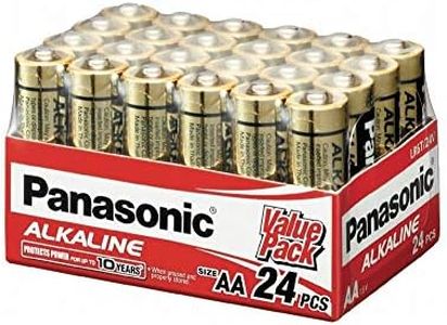 Panasonic AA Alkaline Battery 24 Bulk Pack