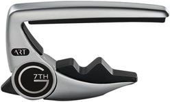 G7th Performance 3 Premium Classical Guitar Capo (Silver C83013) with A.R.T. for Maximum Tuning Stability; for Classical and Wide Neck Guitars