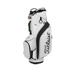 Titleist Cart 14 Lightweight Golf Cart Bag, White/Black/Gray