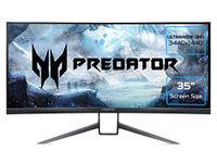 Acer Predator X35 35 inch Ultra-Wide Quad HD Curved Gaming Monitor, Black/Blue (VA Panel, G-Sync, 180 Hz (200 Hz OC), 2ms, HDR 1000, Quantum Dot, DP, HDMI, USB Hub, Height Adjustable)