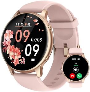 TUYOMA Smart Watches for Women - Fitness Watch with 1.32'' Touch Screen, Step Counter, SpO2 Heart Rate Sleep Monitor, Activity Trackers IP68 Waterproof Smartwatch for iOS Android