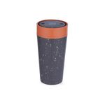 Circular & Co Insulated Reusable Coffee Cup - 12oz/340ml - Medium Travel Mug - 100% Leakproof & Lockable - Push Top, One Hand Open, 360 Drinking Coffee Tumbler - Recyclable - BPA Free, Dishwasher Safe