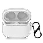 kwmobile Earphones Case Compatible with Sony LinkBuds S - Crystal TPU Two-Part Earbuds Case - Transparent