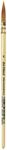 da Vinci Watercolor Series 488 CosmoTop Spin Paint Brush, Round Synthetic with Lacquered Natural Handle, Size 0 (488-0)