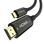 Ablink USB C to HDMI 2.0 Cable 15ft - Thunderbolt 4/3 to HDMI 4K Cable, for MacBook Pro/Air, iPad Pro, iMac, XPS 17, Home Office, Game Player