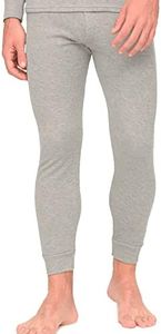 DOUBLE M, 1 o 2 Piezas, Pantalón Interior Térmico, Ropa Térmica Hombre Algodón, Interior de Felpa, Mallas Cómodas Invierno, Transpirable, Negro, Gris, Blanco, Azul Marino, Tallas S, M, L, XL o XXL