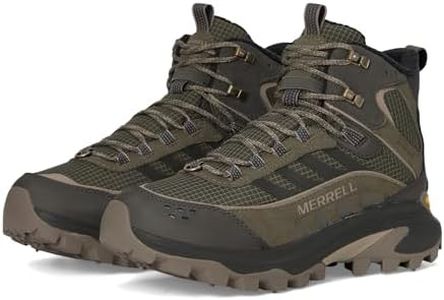Merrell Moab Speed 2 Thermo Mid - Botas de senderismo impermeables para hombre, Verde -Oliva, 46.5 EU