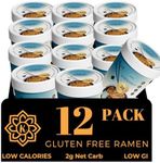 KLDSCP Gluten Free Ramen Cup Noodle (Tom yum Konjac) (12 Pack)