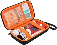 BOVKE Diabetic Supplies Travel Case, Storage Carrying Bag for Diabetes Testing Kit, Blood Glucose Monitor Meters, Test Strips, Medication, Lancets, Needles, Syringes and Other Diabetic Supplies, Black