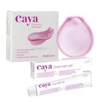 CAYA Contoured Diaphragm & 60g Tube of CAYA Diaphragm Gel