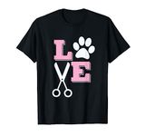 Womens Dog Groomer Gift Shirt Pet Grooming Pet Dog Lover T-Shirt