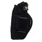 Bulldog Cases Belt and Clip Ambi Holster (Fits Most Small Frame Revolvers with 2-2 1/2-Inch Barrels, S & W J Frame)