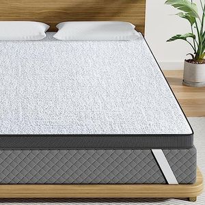 BedStory Surmatelas 140 x 190 x 7cm en Mousse à Mémoire de Forme, Bambou et Gel - Confort et Fraîcheur Garantis!