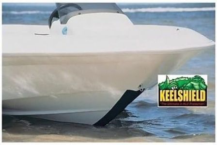 Gator Guards KeelShield Keel Guard - Helps Prevent Damage, Scars and Scratches - DIY Installation - Compatible with Fiberglass and Most Aluminum Boats - Made in the USA - 4’ to 12’ Lengths - Black