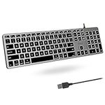 Macally Backlit Mac Keyboard Wired 