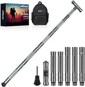 aiGear Premium Walking Hiking Stick CNC Machined Outdoor Trekking Poles Color Gray(PPWS002)