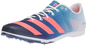 adidas Women's Distancestar Track and Field Shoe, Legacy Indigo/Turbo/Blue Rush, 11.5