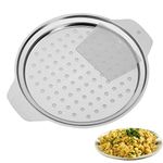 GProME Stainless Steel Spaetzle Maker Lid with Scraper, Spaetzle Insert, Spatzle Press German Egg Dumpling Spätzle Noodle Maker Fit Over Pot Pan- Spaghetti Strainer