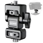 NEEWER Camera Monitor Mount with 3/8" ARRI Locating Thumbscrew, 1/4" Screw for 5" & 7" Monitor Compatible with Atomos Ninja V, 360° Swivel 180° Tilt Damping Adjustable, Compatible with SmallRig, MA004