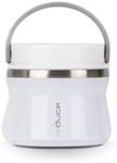 Reduce Insulated Food Container, 12 oz - 6 Hours Hot, 20 Hours Cold - These To-Go Thermal Food Containers are Perfect for On The Go Meals and Snacks - Leak-Proof and Dishwasher Safe - White