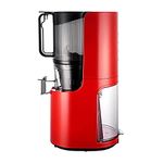 Hurom H-200 Electronic Juicer Machine - Self Feeding Slow Juicer W Big Mouth Hopper To Fit Whole Fruits & Vegetables All In 1 Easy Clean No Scrub Bpa Free Easy Assembly - 200W (Red) - 200 Watts