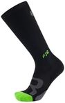 2XU Unisex Recovery FIR Compression Socks - Black/Grey - Medium 1
