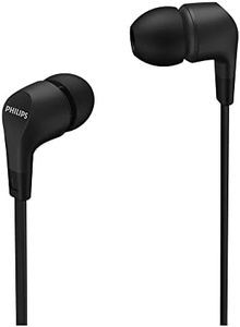 Philips Upbeat Series 1000 in-Ear Wired Headphones w/Built-in Mic/3.5mm Black