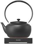 BALMUDA MoonKettle | Electric Kettle with Temp Control (122°F - 212°F) | HOLD & Keep Warm | 900ml (30 fl oz) | Soothing Ambient Light & Sound | Precision Pour Spout | Black