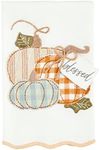 Mud Pie Fall Hand Towel, Blessed, 14" x 21"