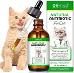 Cat Antibiotics for Infection, Natural Antibiotics for Cats, Cat Multivitamins Liquid, Cat Antibiotic Supports Immune and Cat Allergy Itch Relief, Pet Antibiotics Supplements, Chicken Flavor, 2 Fl Oz