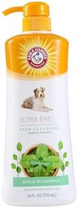 Arm & Hammer for Pets Ultra Fresh Deep Cleansing Dog Shampoo with Charcoal & Rosemary, Value Size 24oz | Great Smelling Pet Grooming and Bathing Supplies, Puppy Wash