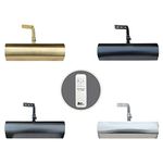 Royal Designs, Inc. Cordless Remote Control LED Picture Light, PL-1010-10-BSB, Brushed Satin Brass, 10.75 inch